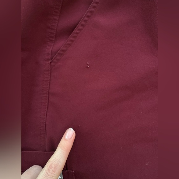 Figs Axim Cargo Scrub Pants - Burgundy - XL      b - Picture 4 of 5